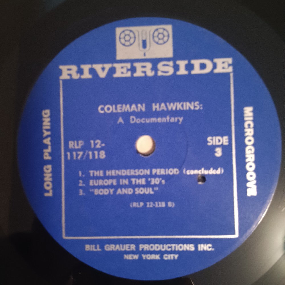 Coleman Hawkins - A Documentary MONO AUTOCOUPLED - 1965 - RLP 12-117/118 - Used - VG++ - Vinyl