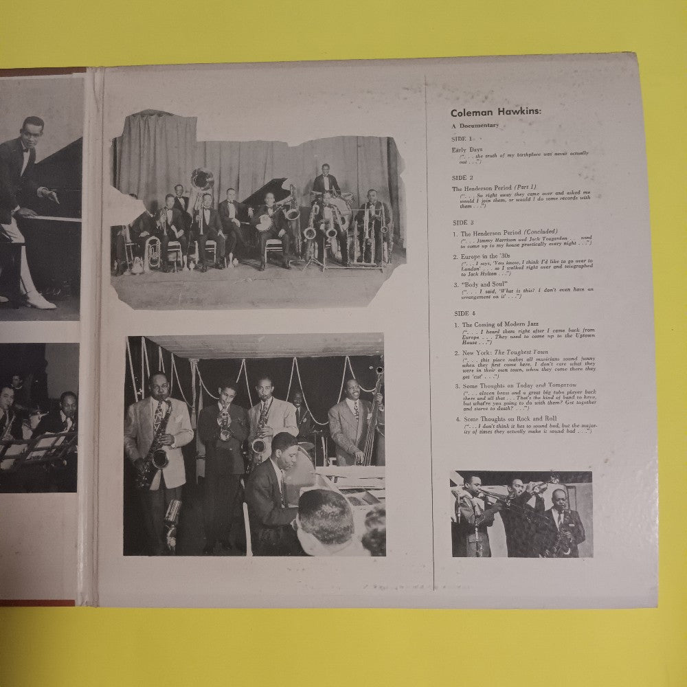 Coleman Hawkins - A Documentary MONO AUTOCOUPLED - 1965 - RLP 12-117/118 - Used - VG++ - Vinyl