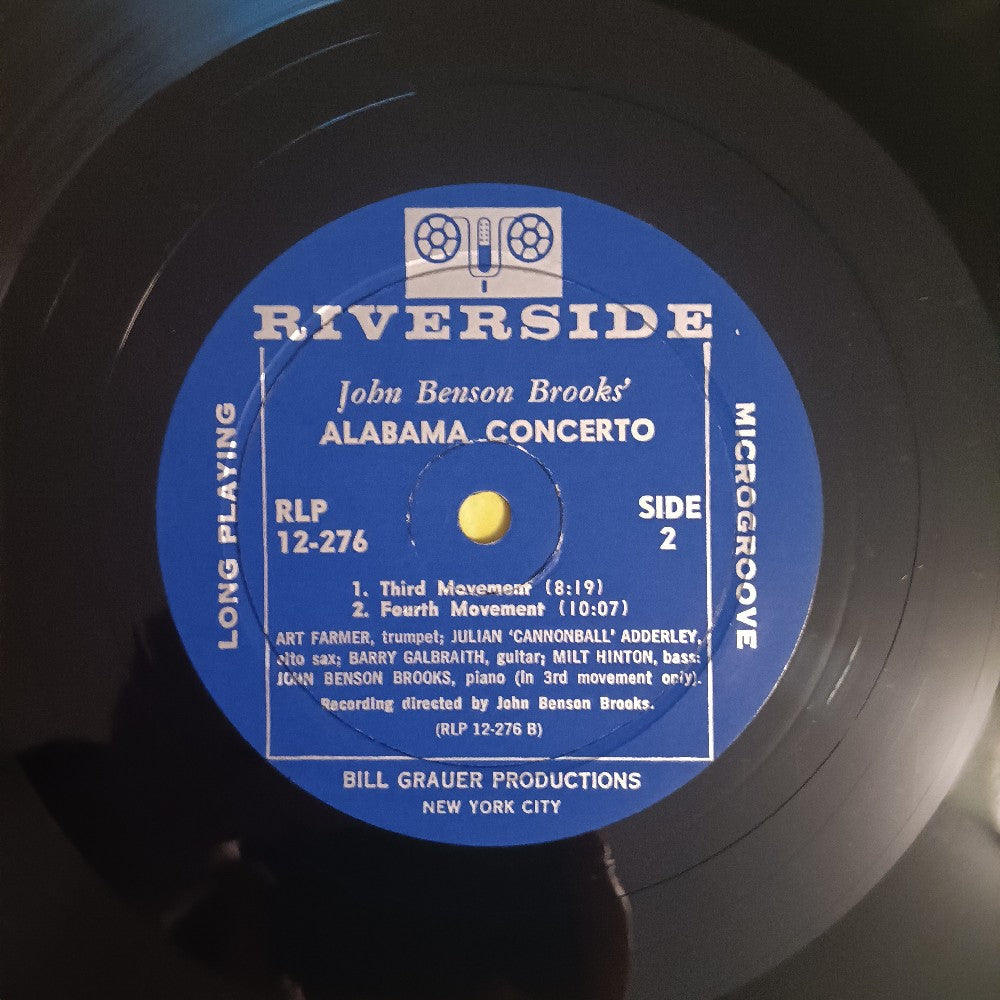 John Benson Brooks & Cannonball - Alabama Concerto MONO DG - 1959 - RLP 12-276 - Used - VG++ - Vinyl