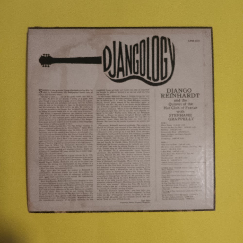 Django Reinhardt - Djangology OG DG MONO - 1961 - LPM 2319 - Used - VG++ - Vinyl