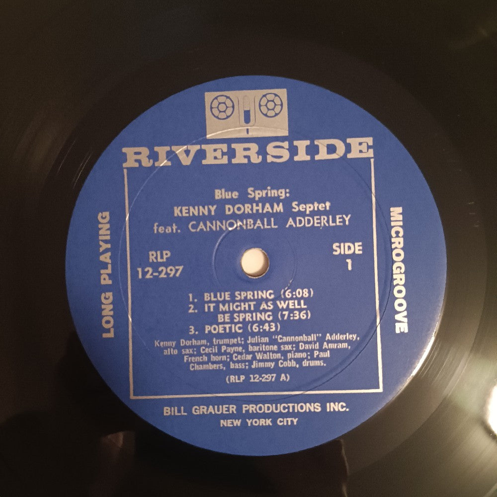 Kenny Dorham & Cannonball Adderley - Blue Spring MONO - 1961 - RLP 12-297 - Used - VG++ - Vinyl