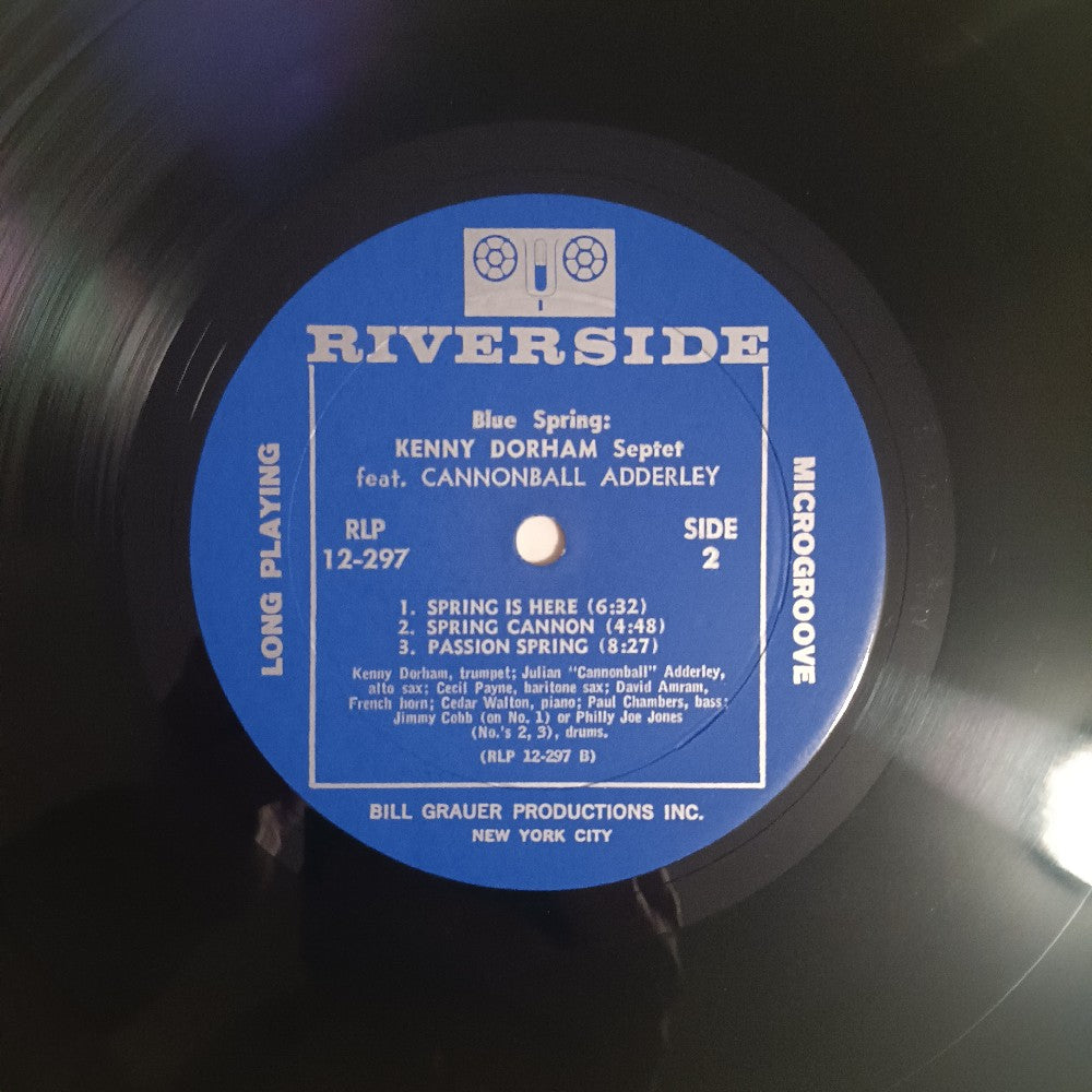 Kenny Dorham & Cannonball Adderley - Blue Spring MONO - 1961 - RLP 12-297 - Used - VG++ - Vinyl