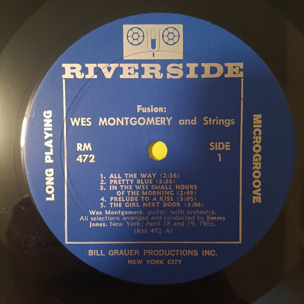 Wes Montgomery - Fusion OG MONO - 1963 - RM 472 - Used - VG++ - Vinyl