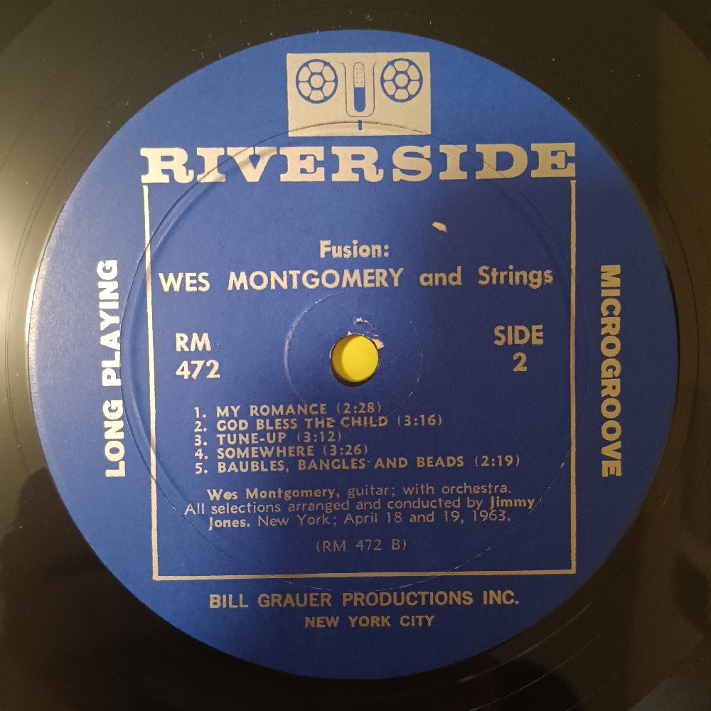 Wes Montgomery - Fusion OG MONO - 1963 - RM 472 - Used - VG++ - Vinyl