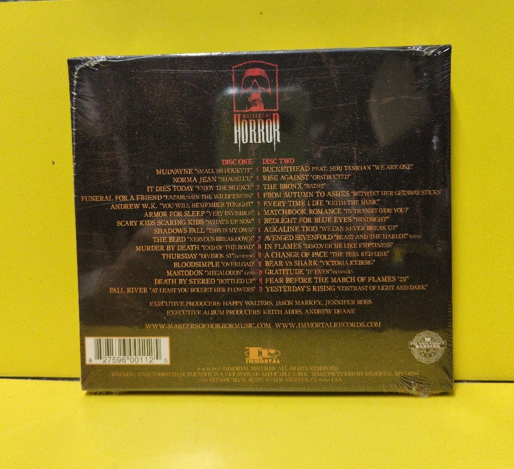 Various - Masters Of Horror - 2005 - 60011-2 - New - Sealed - CDs - 2xCD