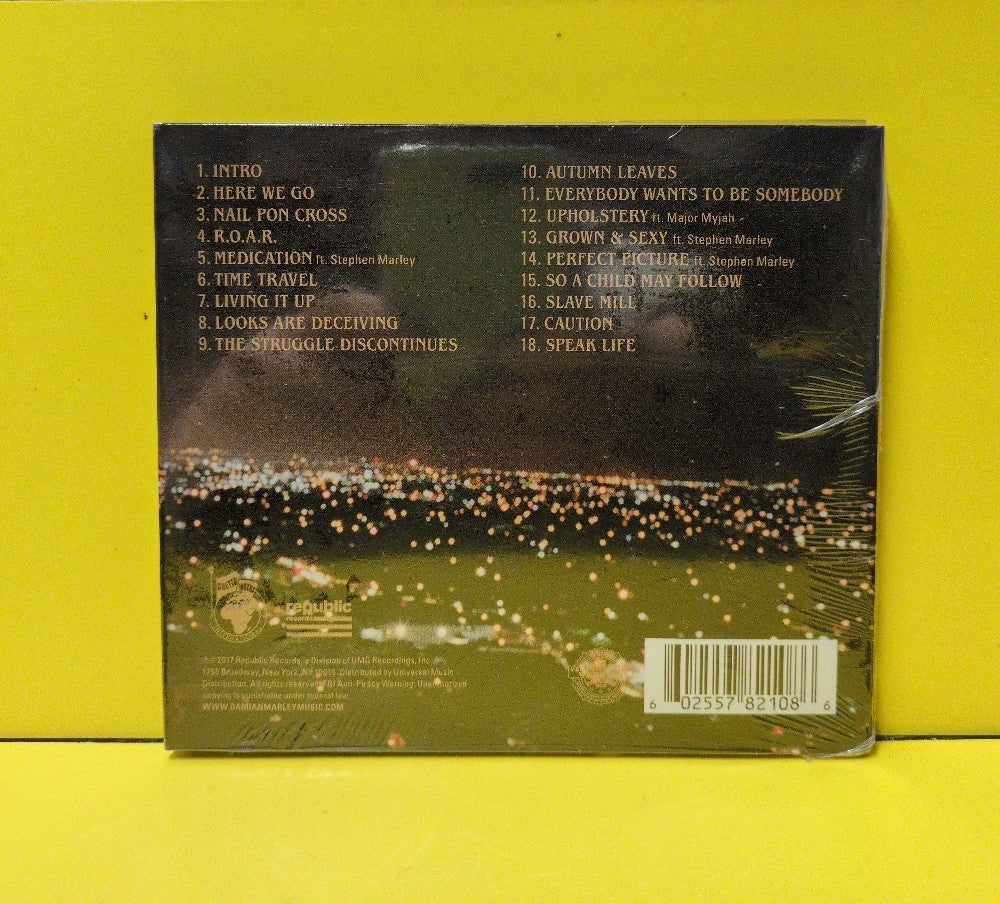 Damian Marley - Stony Hill - 2017 - B0027178-02 - New - Sealed - CDs