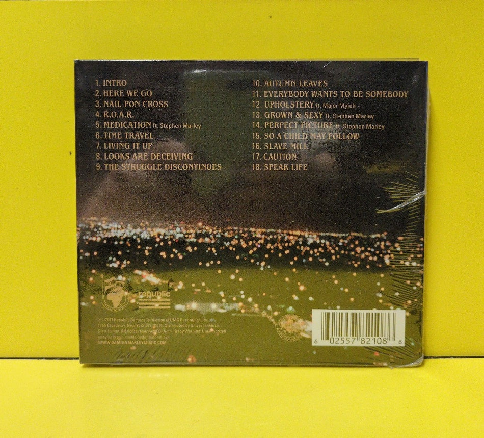 Damian Marley - Stony Hill - 2017 - B0027178-02 - New - Sealed - CDs