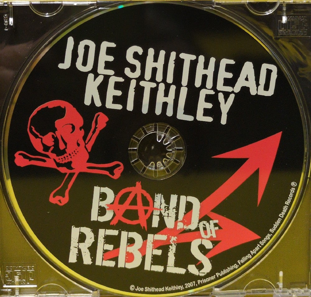 Joe Shithead Keithley - Band Of Rebels - 2007 - SDR 0074 - Used - EX - CDs - Promo - Canadian Import