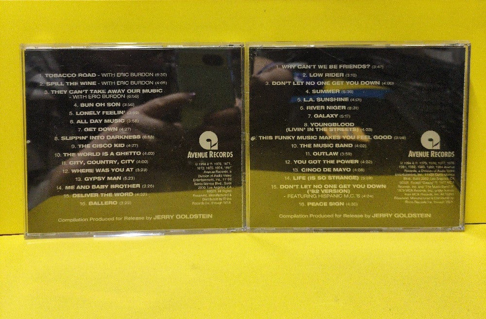 War - Anthology - 1994 - R2 71774 - Used - EX - CDs - 2xCD - No Slipcase