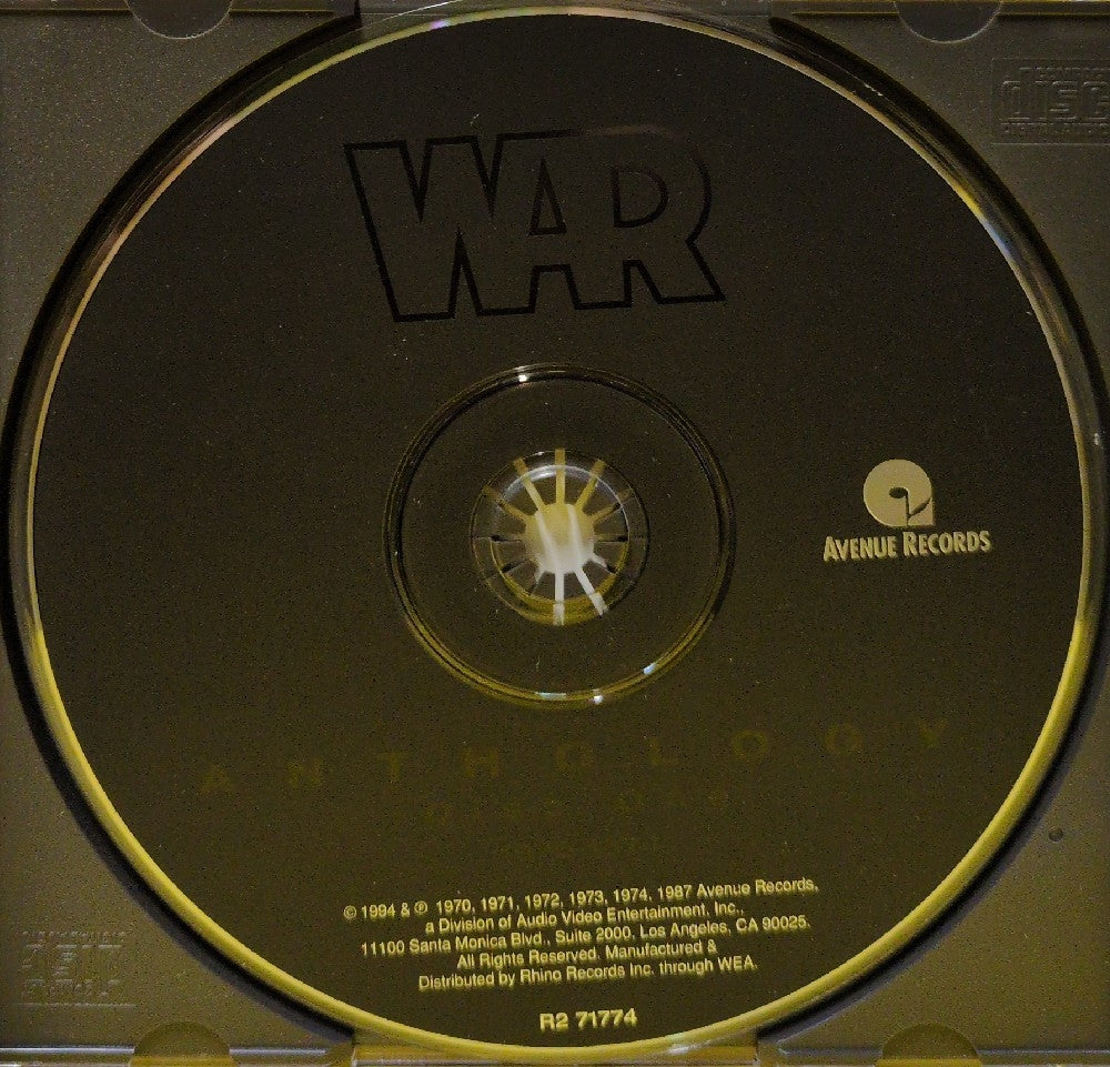 War - Anthology - 1994 - R2 71774 - Used - EX - CDs - 2xCD - No Slipcase