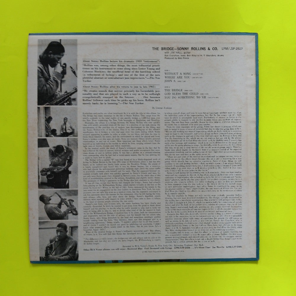 Sonny Rollins - The Bridge / Original Mono - 1962 - LPM 2527 - Used - EX - Vinyl
