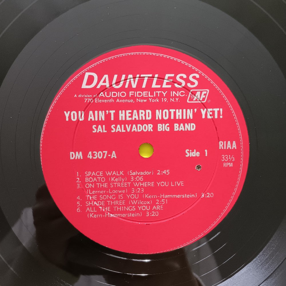 Salvador Salvador - You Ain't Heard Nothin' Yet OG MONO - 1963 - DM 4307 - Used - VG++ - Vinyl