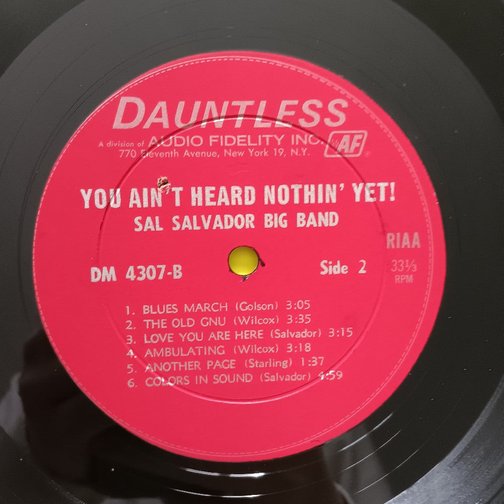 Salvador Salvador - You Ain't Heard Nothin' Yet OG MONO - 1963 - DM 4307 - Used - VG++ - Vinyl