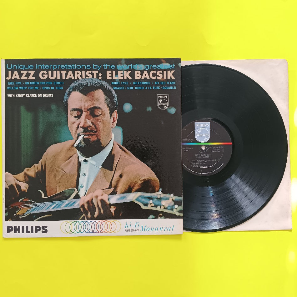 Elek Bacsik - Jazz Guitarist MONO - 1963 - PHM 200-079 - Used - VG++ - Vinyl