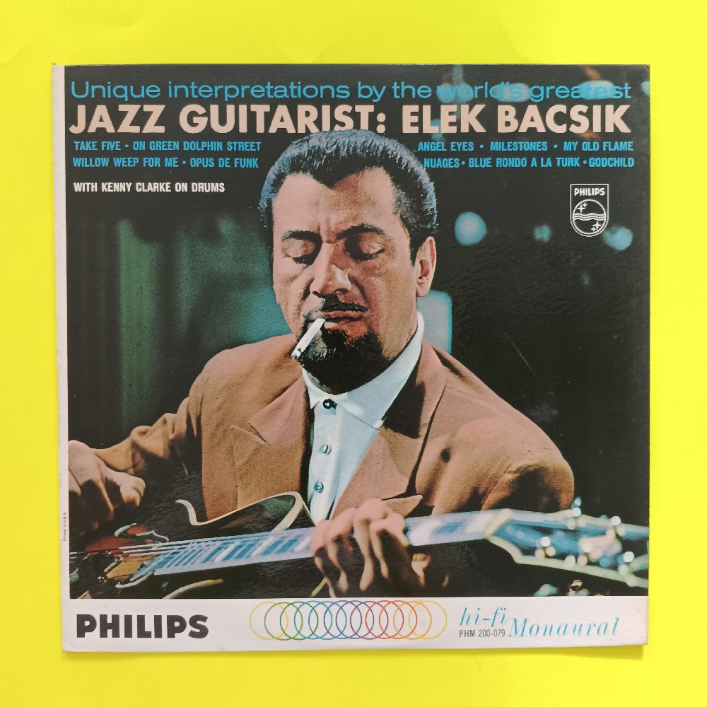 Elek Bacsik - Jazz Guitarist MONO - 1963 - PHM 200-079 - Used - VG++ - Vinyl