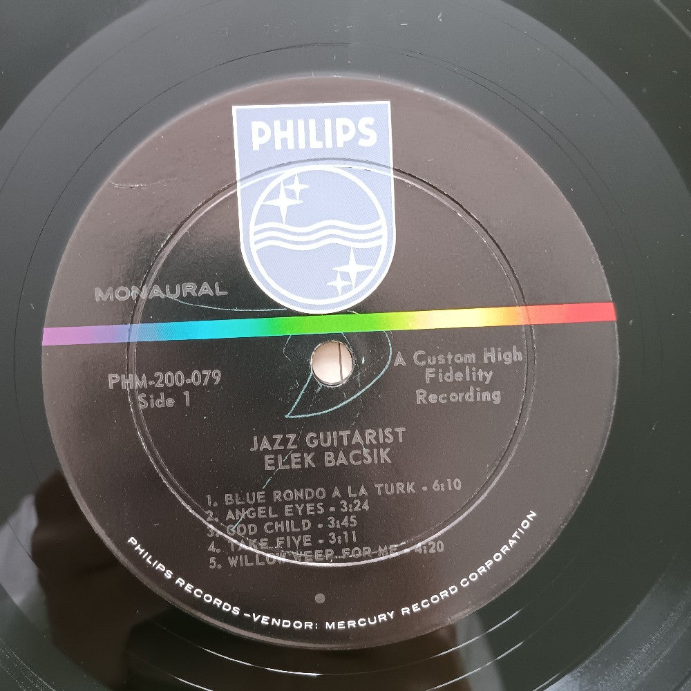 Elek Bacsik - Jazz Guitarist MONO - 1963 - PHM 200-079 - Used - VG++ - Vinyl