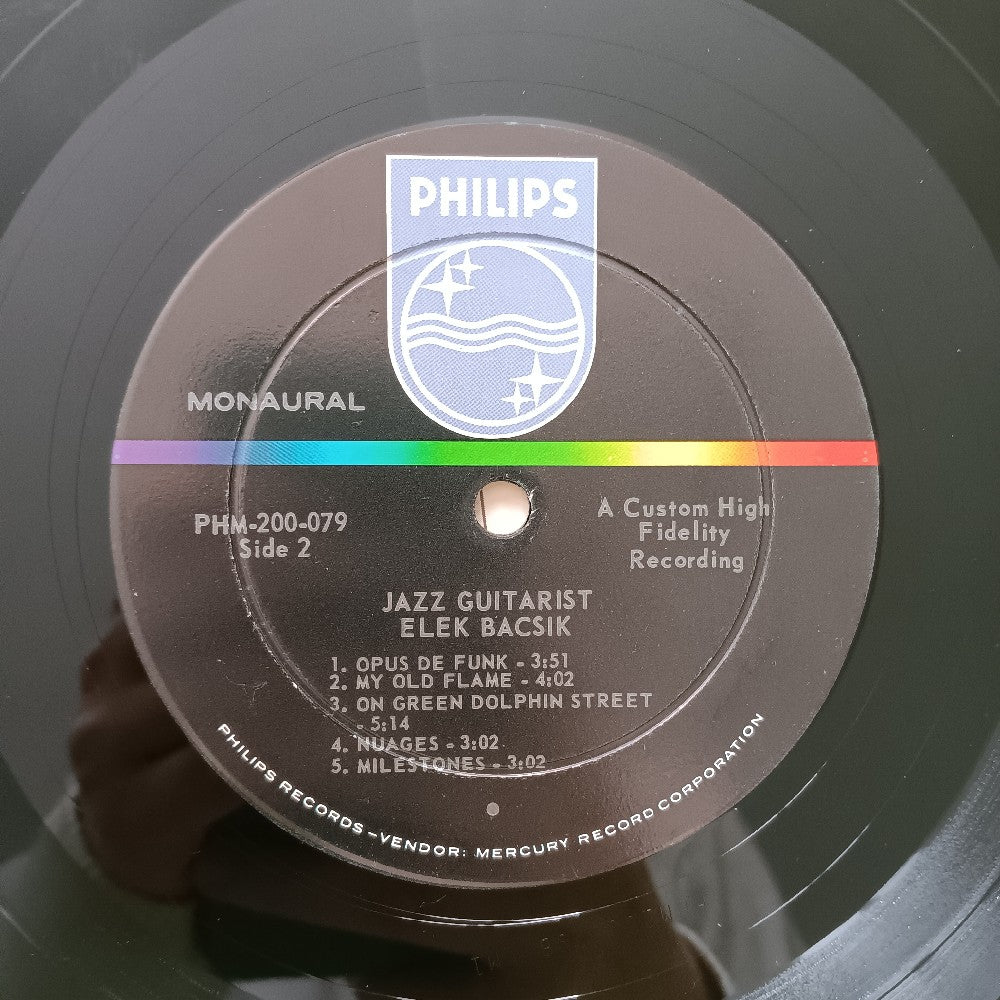 Elek Bacsik - Jazz Guitarist MONO - 1963 - PHM 200-079 - Used - VG++ - Vinyl