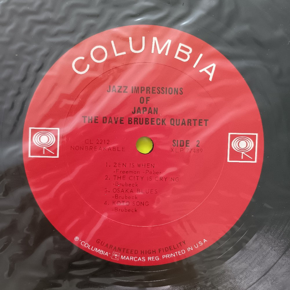 Dave Brubeck - Jazz Impressions Of Japan OG MONO - 1964 - CL 2212 - Used - Sealed - Vinyl