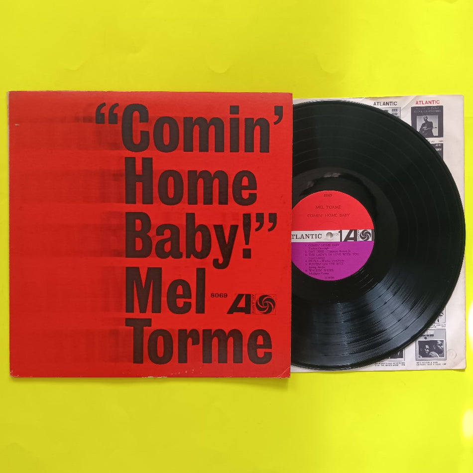 Mel Torme - Comin' Home Baby OG MONO MISPRINT - 1962 - Atlantic 8069 - Used - EX - Vinyl