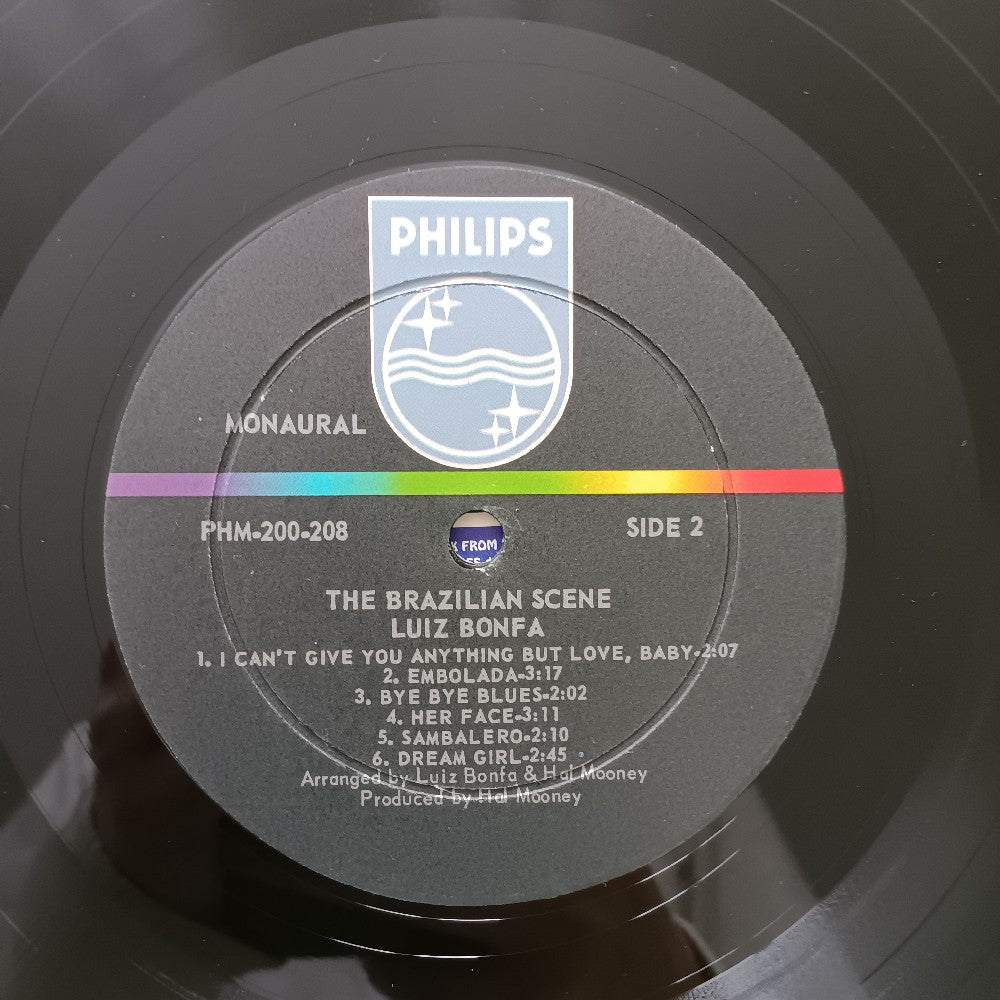 Luis Bonfa - The Brazilian Scene OG MONO - 1966 - PHM 200-208 - Used - EX - Vinyl