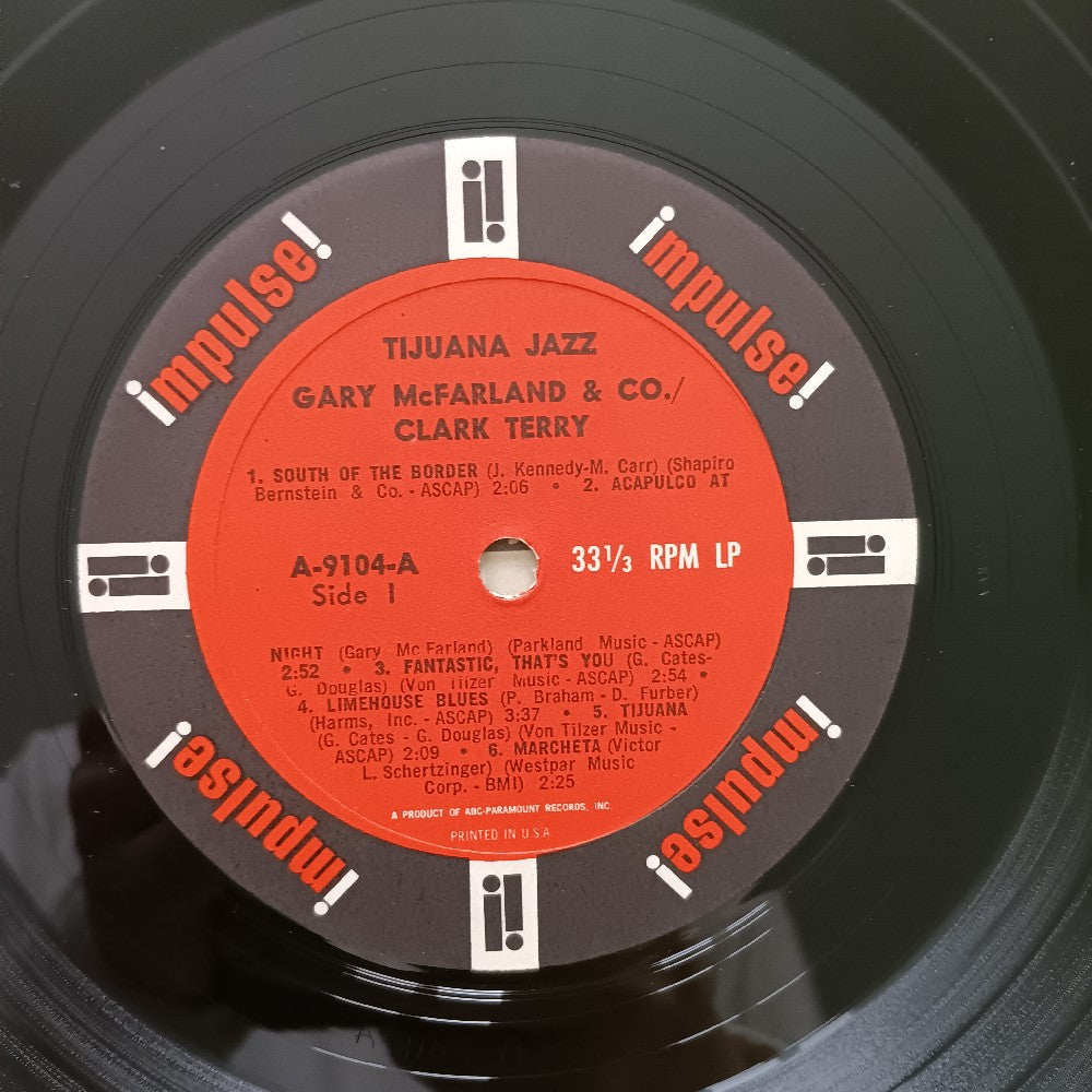 Gary McFarland & Clark Terry - Tijuana Jazz OG MONO RVG - 1966 - A-9104 - Used - EX - Vinyl