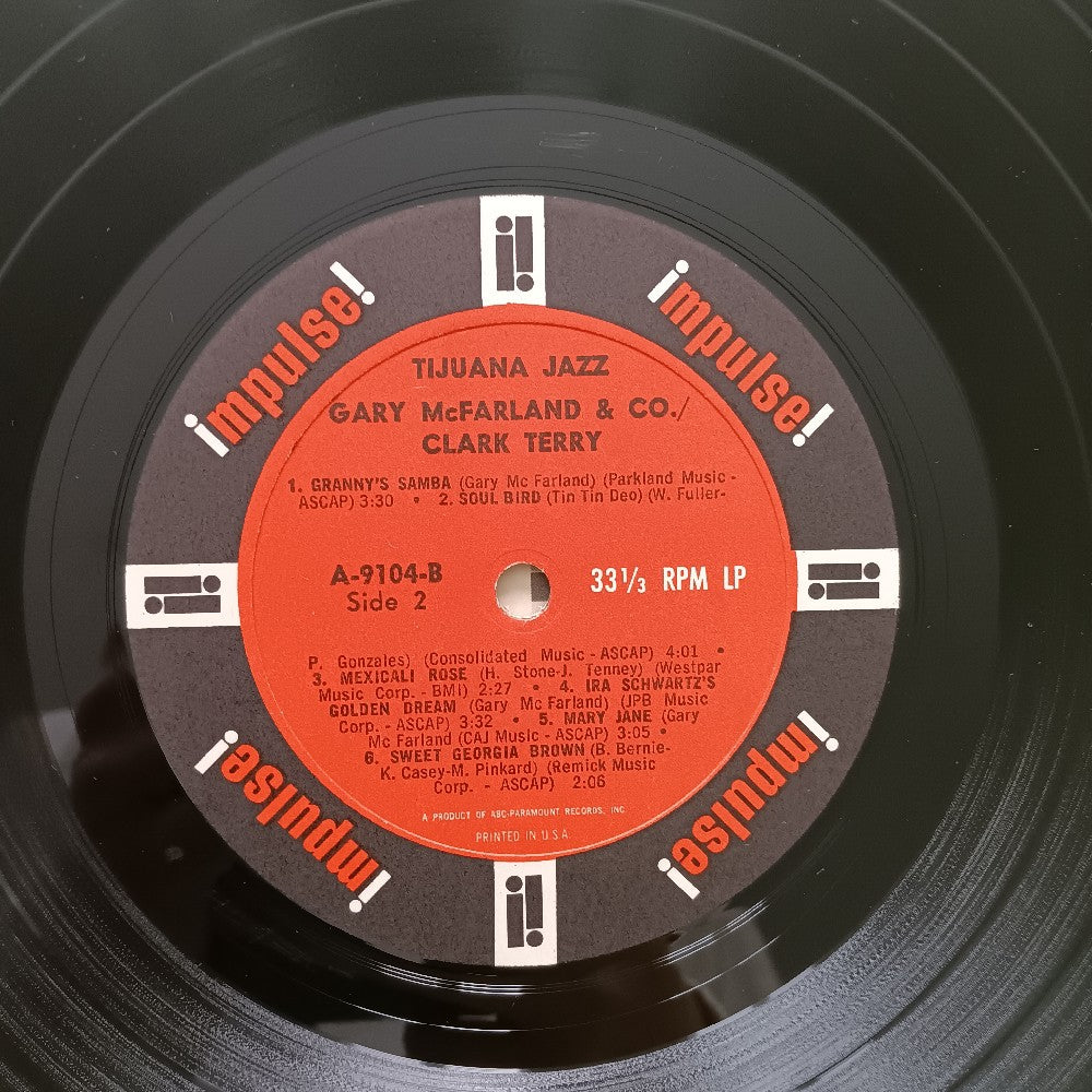 Gary McFarland & Clark Terry - Tijuana Jazz OG MONO RVG - 1966 - A-9104 - Used - EX - Vinyl