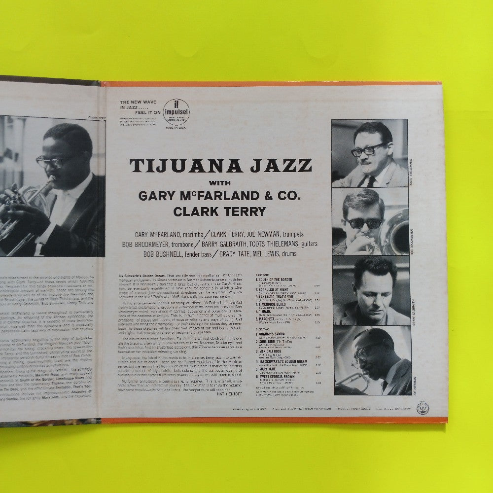 Gary McFarland & Clark Terry - Tijuana Jazz OG MONO RVG - 1966 - A-9104 - Used - EX - Vinyl