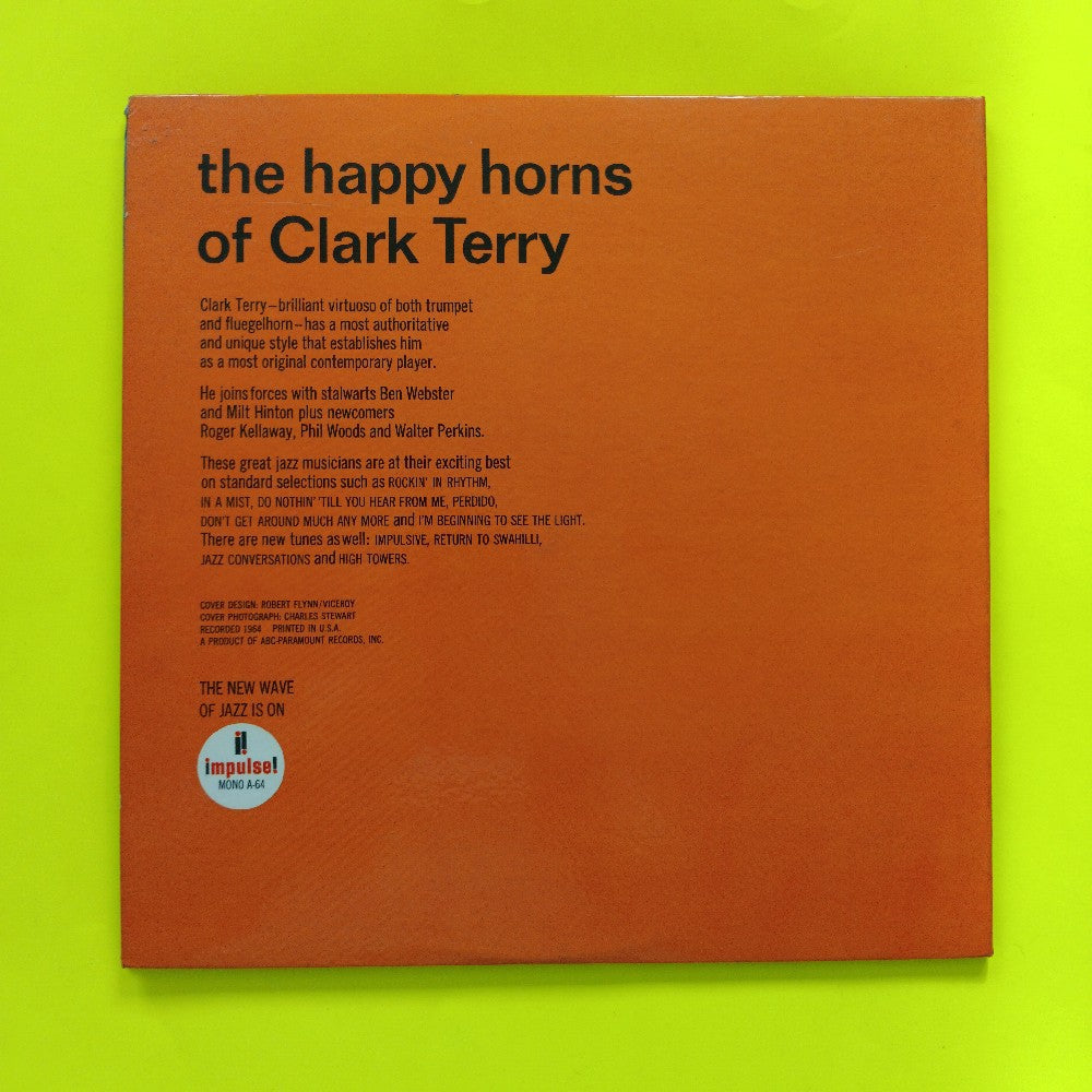 Clark Terry - The Happy Horns Of Clark Terry OG MONO - 1964 - A-64 - Used - EX - Vinyl