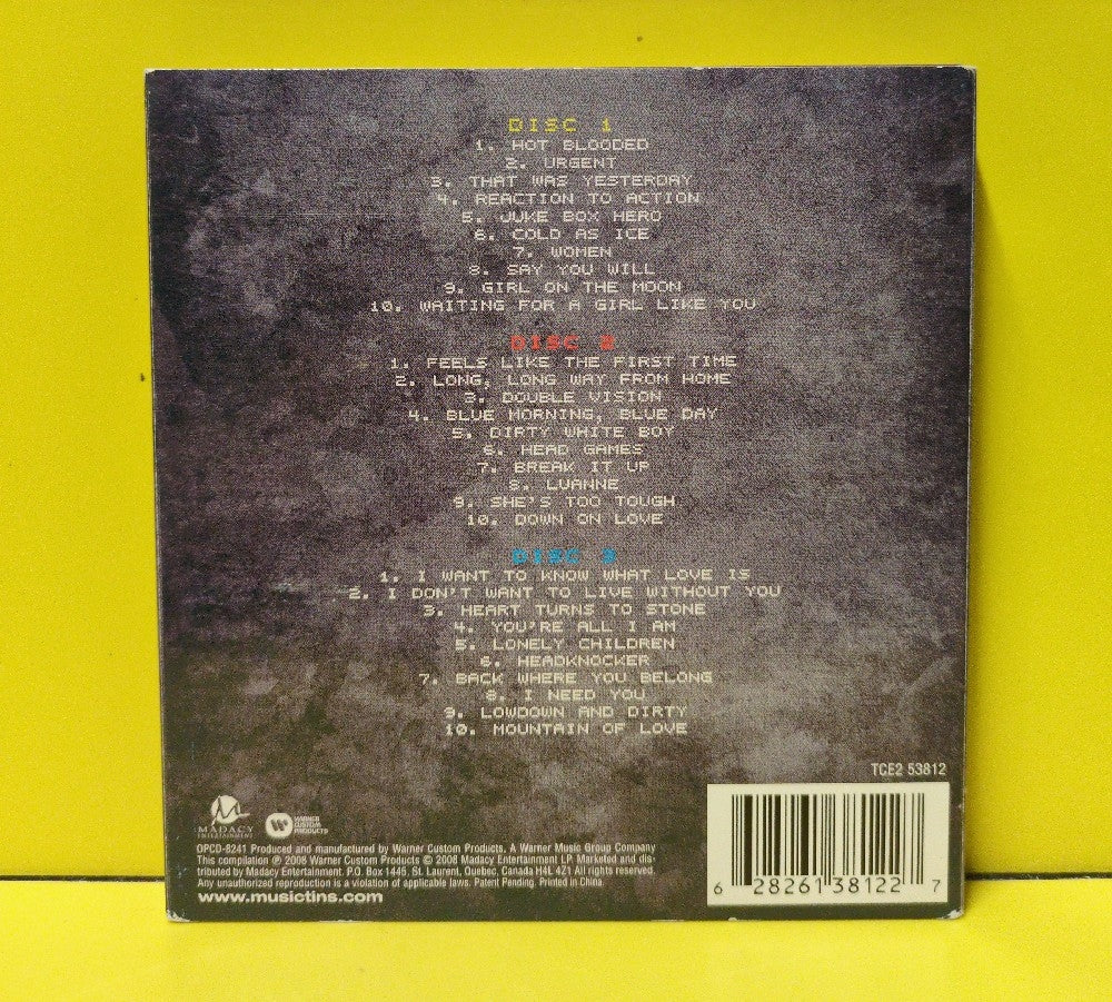 Foreigner - Collector's Edition - 2008 - TCE2 53812 - Used - EX - CDs - 3xCD Set - Cardboard Case - Canadian Import