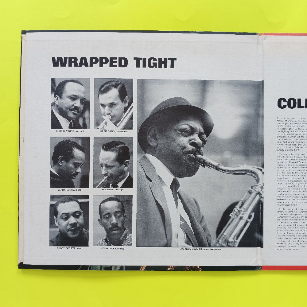Coleman Hawkins - Wrapped Tight OG MONO RVG - 1965 - A-87 - Used - EX - Vinyl