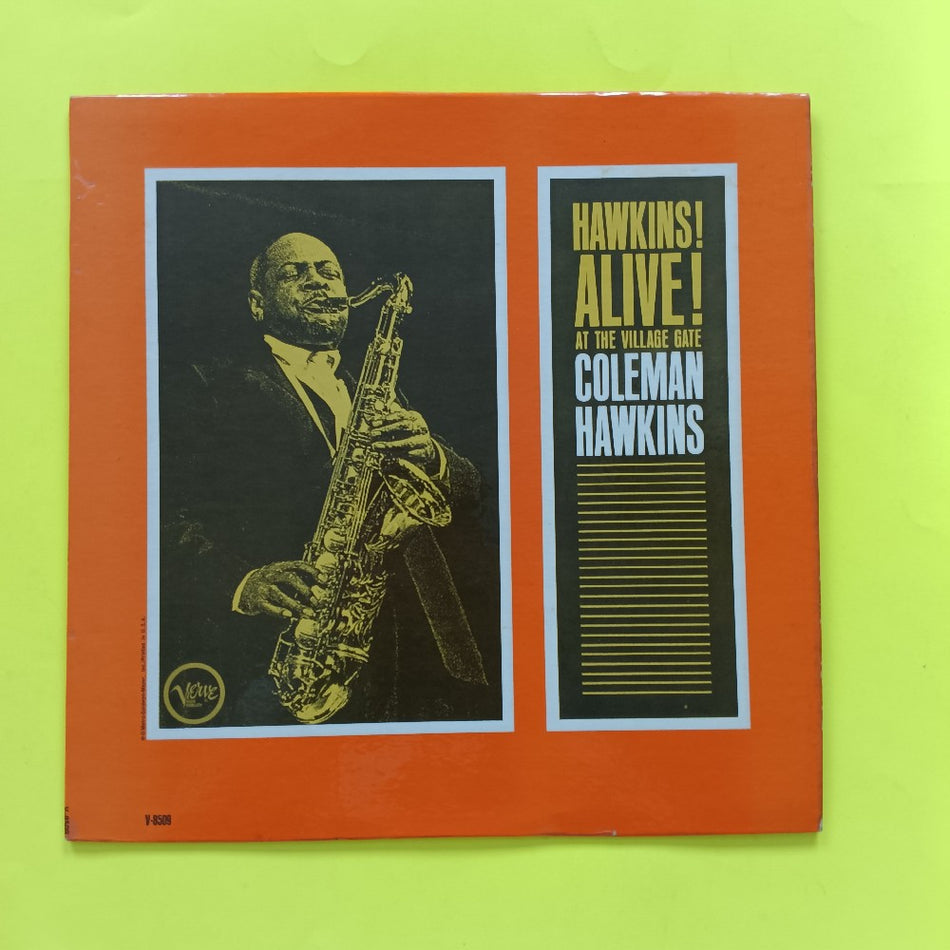 Coleman Hawkins - Alive! At The Village Gate OG MONO - 1963 - V-8509 - Used - EX - Vinyl