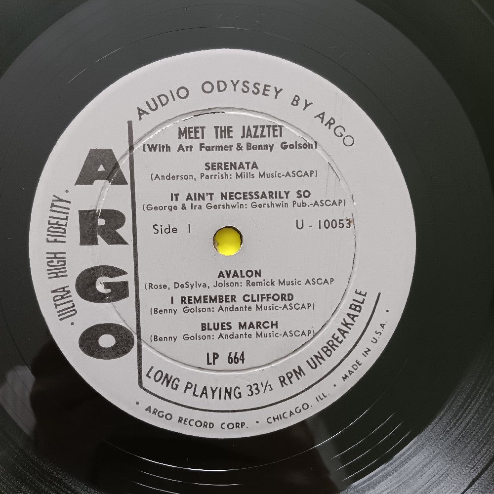 Art Farmer / Benny Golson - Meet The Jazztet OG DG MONO - 1960 - LP 664 - Used - VG++ - Vinyl
