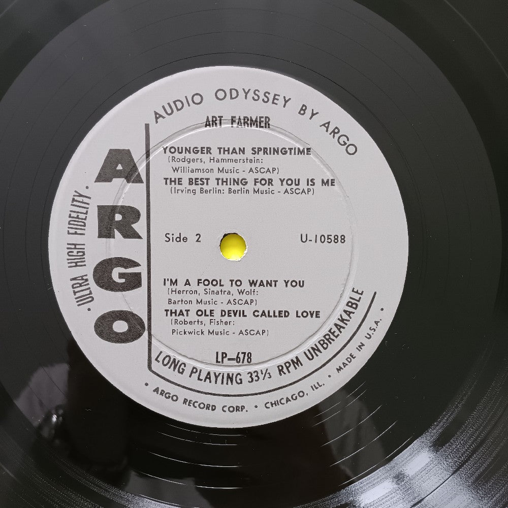 Art Farmer - Art OG DG MONO - 1960 - LP 678 - Used - VG++ - Vinyl