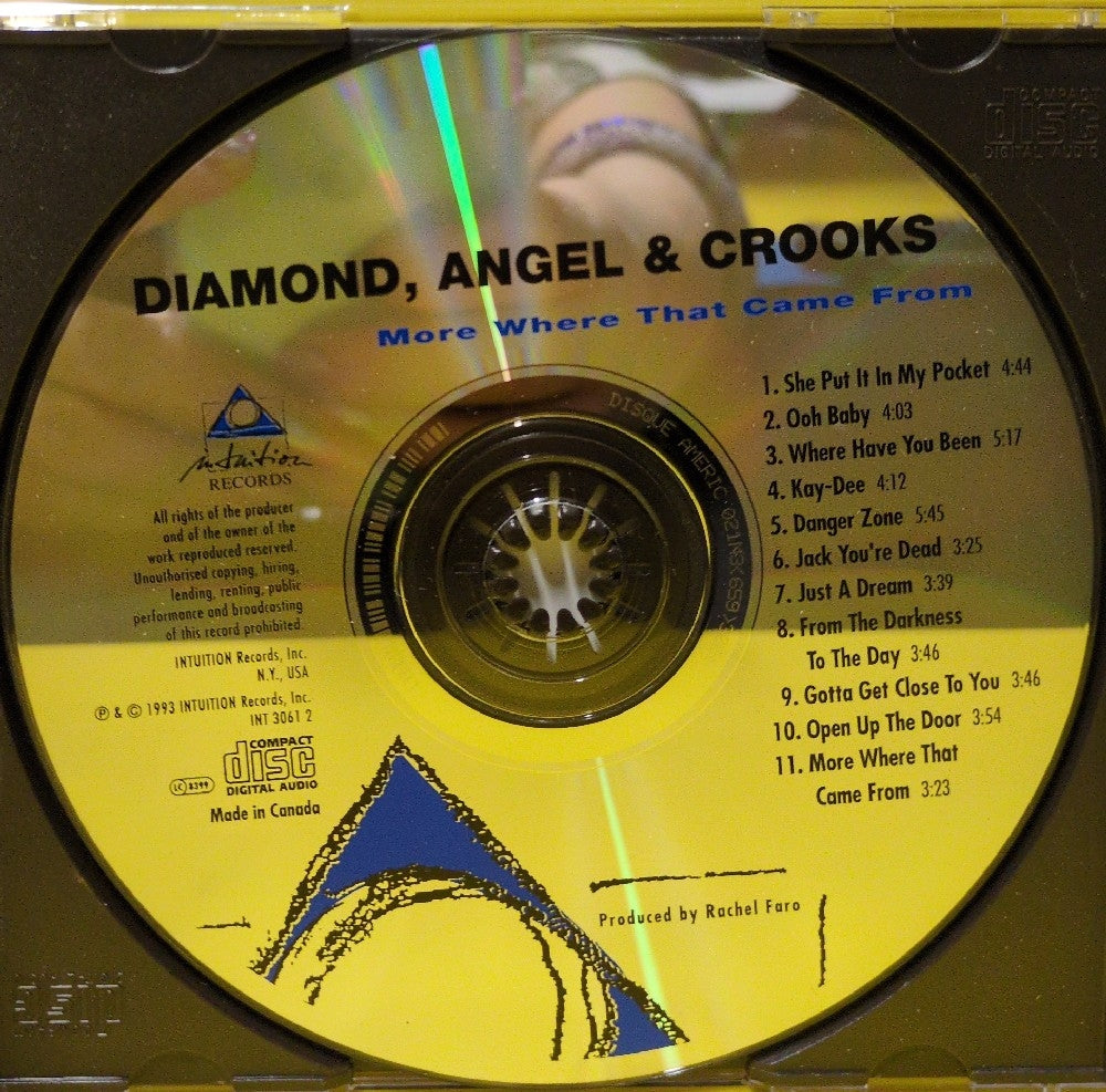 Diamond, Angel & Crooks - More Where That Came From - 1993 - INT 3061 2 - Used - EX - CDs