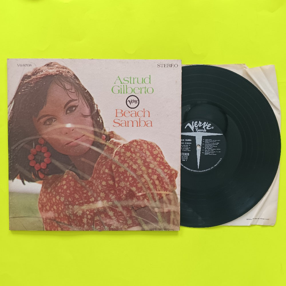 Astrud Gilberto - Beach Samba OG STEREO RVG - 1967 - V6-8708 - Used - VG++ - Vinyl