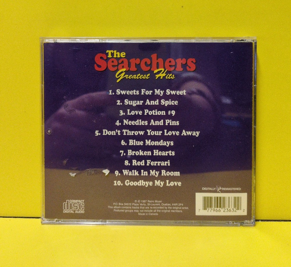 The Searchers - Greatest Hits - 1997 - SLD23632 - Used - EX - CDs - Canadian Import