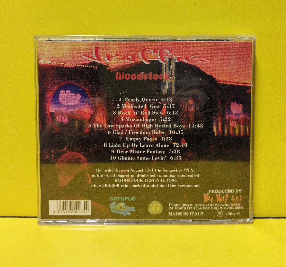 Traffic - Woodstock 1994 - 1994 - OCTO 045 - Used - EX - CDs - Italy Import
