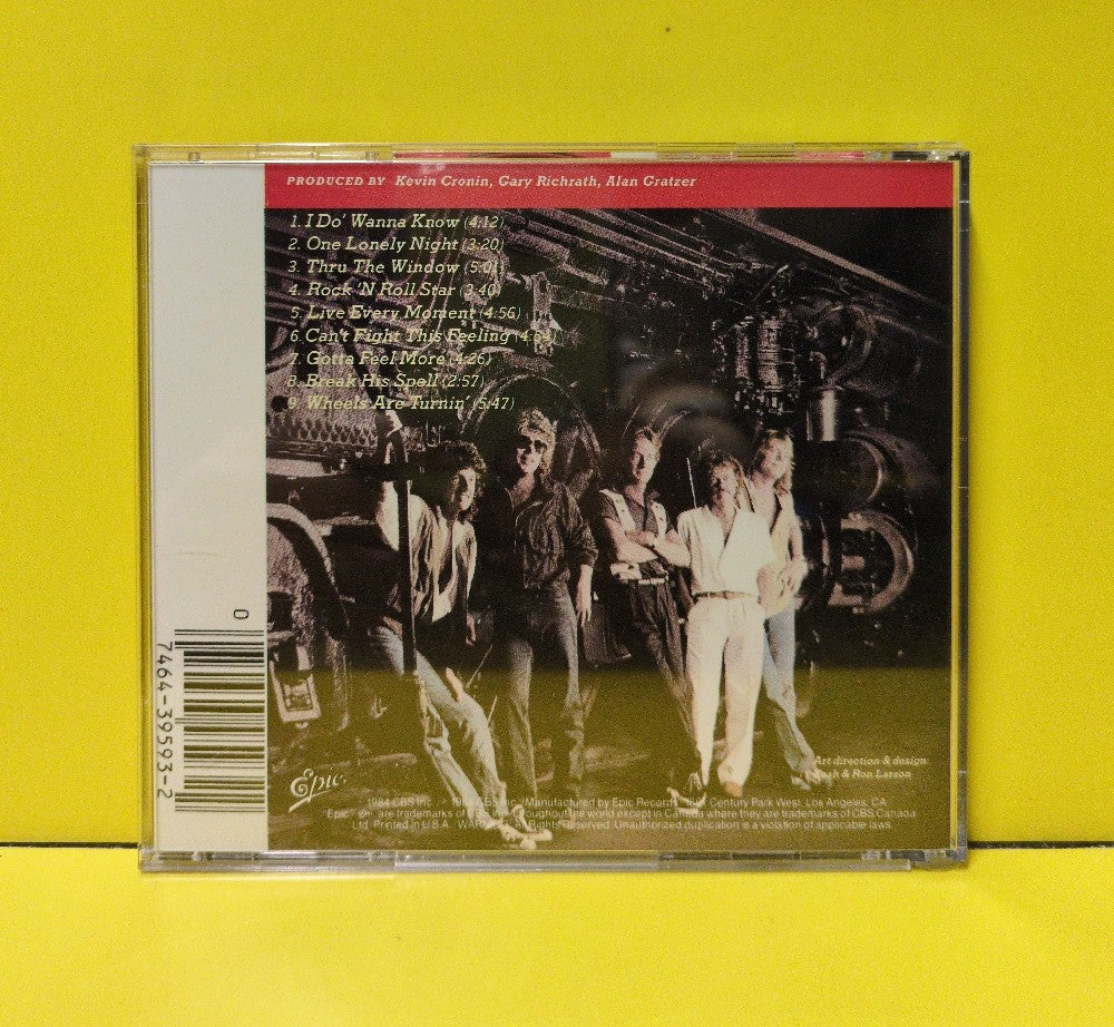 REO Speedwagon - Wheels Are Turnin' - 1984 - EK 39593 - Used - EX - CDs