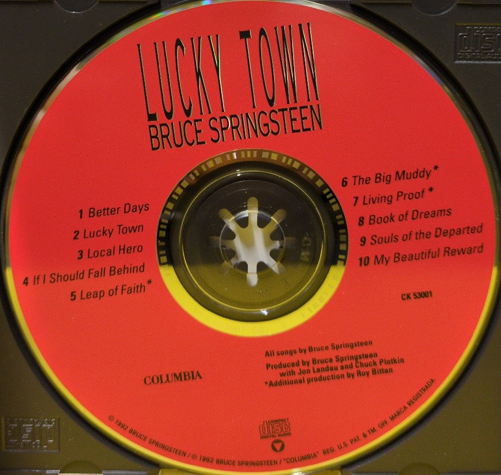 Bruce Springsteen - Lucky Town - 1992 - CK 53001 - Used - EX - CDs