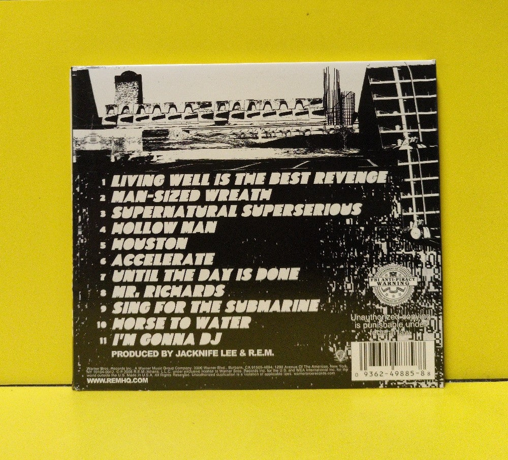 R.E.M. - Accelerate - 2008 - 418620-2 - Used - EX - CDs - Tri-fold Card Sleeve