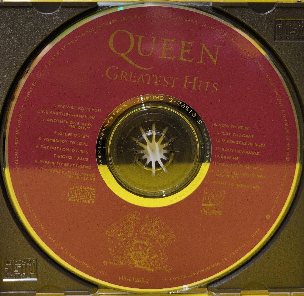 Queen - Greatest Hits - 1992 - HR-61265-2 - Used - EX - CDs