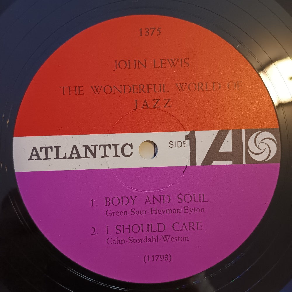 John Lewis - The Wonderful World Of Jazz OG MONO - 1961 - 1375 - Used - VG++ - Vinyl