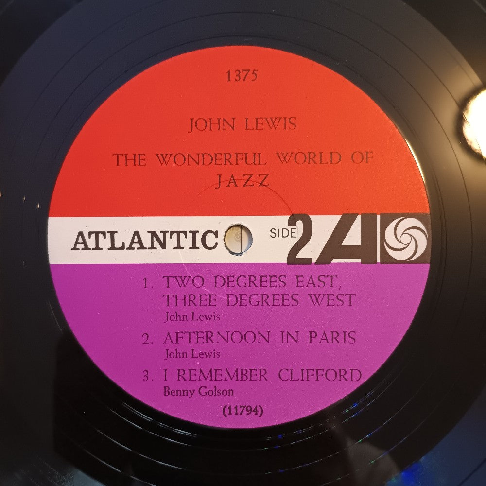 John Lewis - The Wonderful World Of Jazz OG MONO - 1961 - 1375 - Used - VG++ - Vinyl