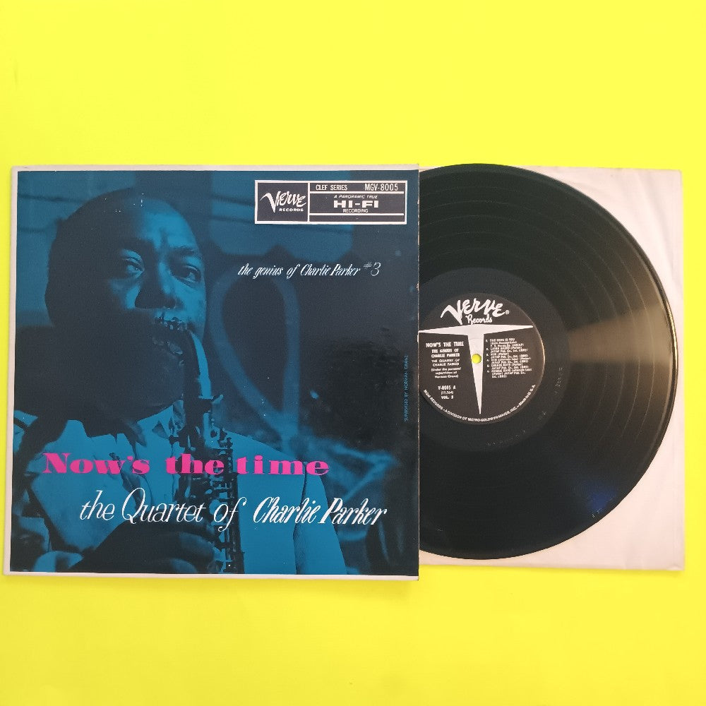 Charlie Parker - Now's The Time #3 MONO - 1960 - V-8005 - Used - VG++ - Vinyl