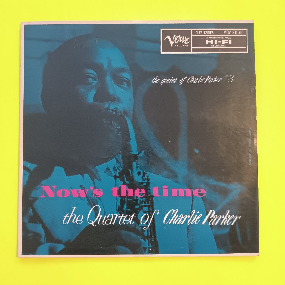 Charlie Parker - Now's The Time #3 MONO - 1960 - V-8005 - Used - VG++ - Vinyl