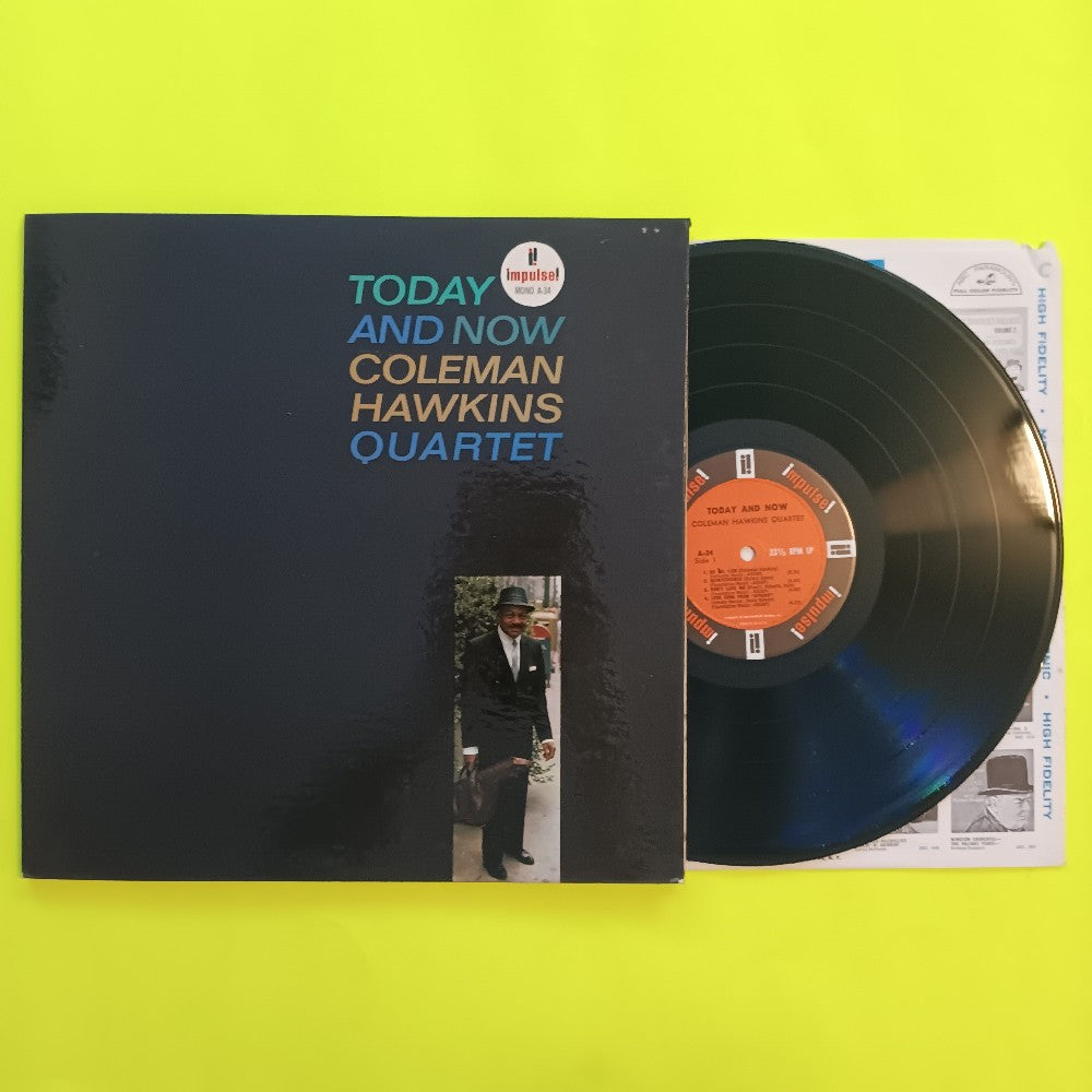 Coleman Hawkins - Today And Now OG MONO RVG - 1963 - A-34 - Used - VG++ - Vinyl