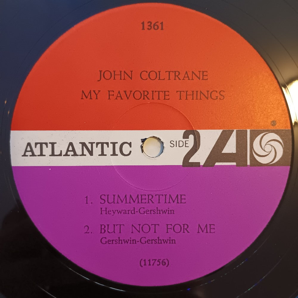 John Coltrane - My Favorite Things MONO WHITE FAN - 1962 - Atlantic 1361 - Used - VG++ - Vinyl