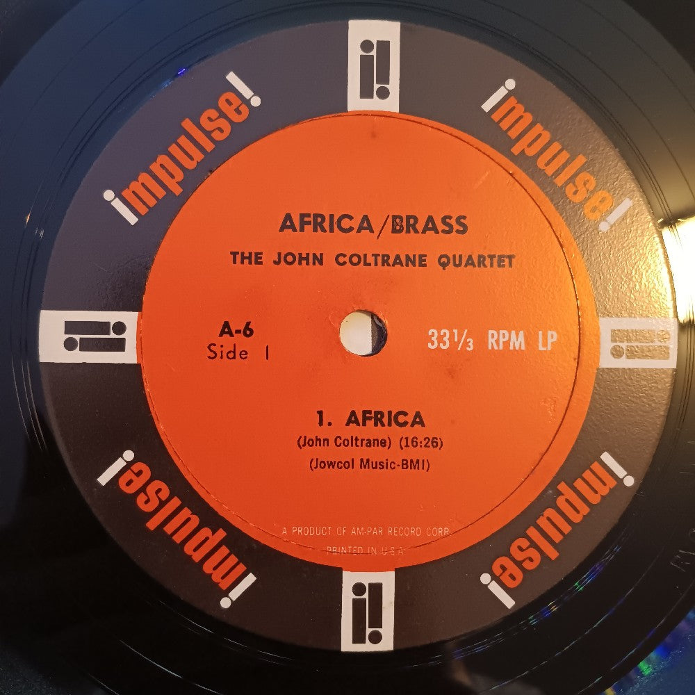 John Coltrane - Africa / Brass OG MONO RVG AM PAR - 1961 - A-6 - Used - VG++ - Vinyl