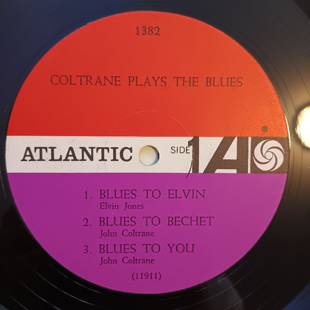 John Coltrane - Coltrane Plays The Blues OG MONO WHITE FAN - 1962 - Atlantic 1382 - Used - EX - Vinyl