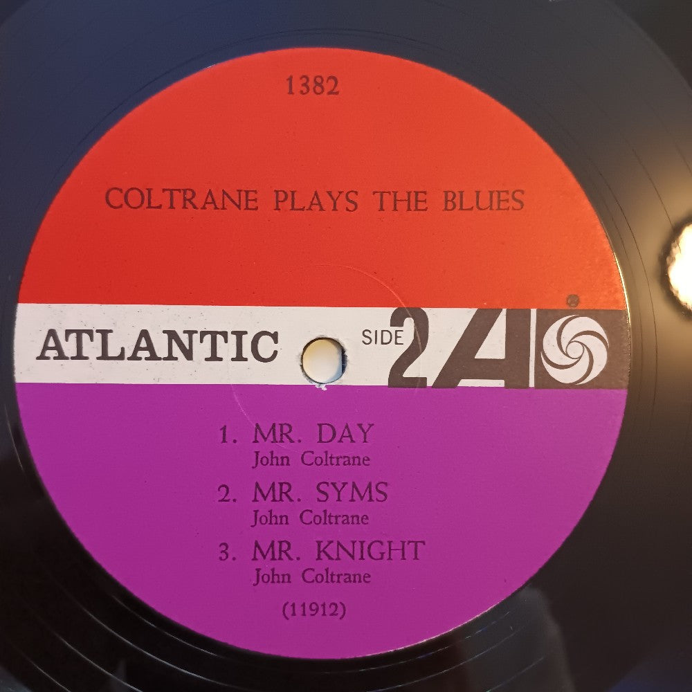 John Coltrane - Coltrane Plays The Blues OG MONO WHITE FAN - 1962 - Atlantic 1382 - Used - EX - Vinyl